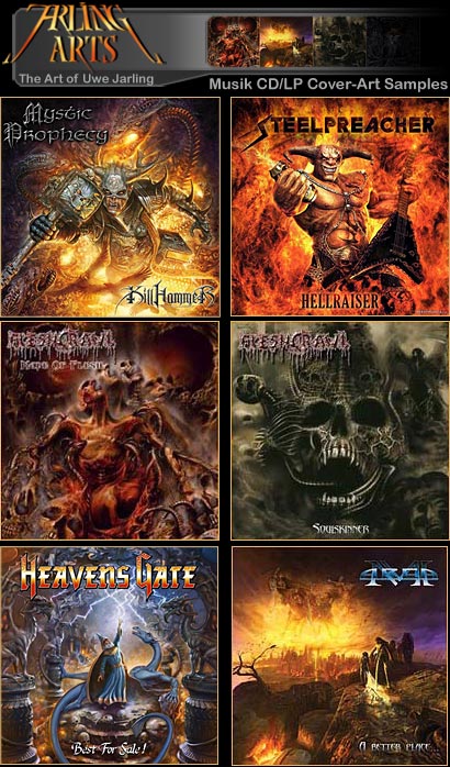 Fantasy Artist Uwe Jarling Musik CD Cover Art
